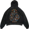 Claws & Wheels Washed Hoodie