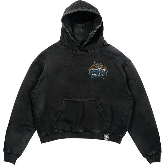 Claws & Wheels Washed Hoodie