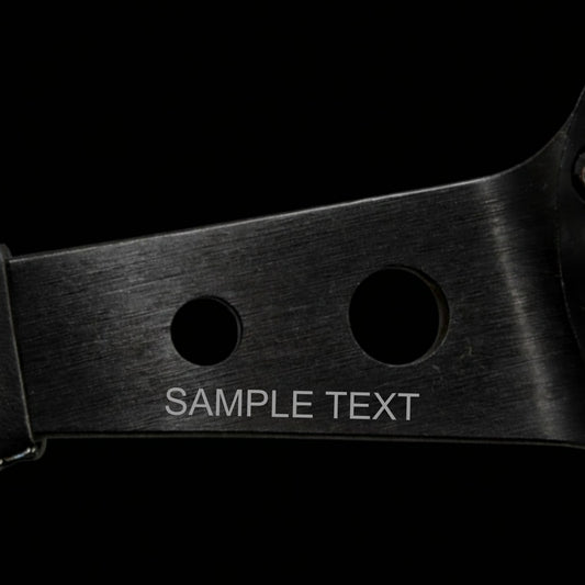 Custom Text Steering Wheel