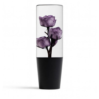 Deadly Purple Rose Clear Flower Shift Knob 6’’ | Universal Manual Car Shifter