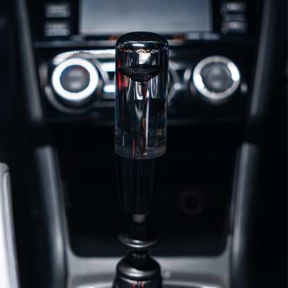Death Black Roses Clear Flower Shift Knob 6’’ | Universal Manual Car Shifter