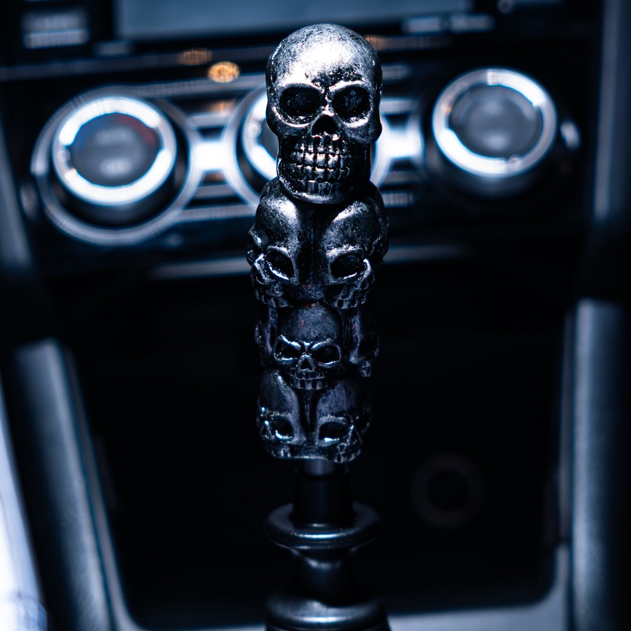 gear shift knob skull Death's Grip Resin Shift Knob 6"