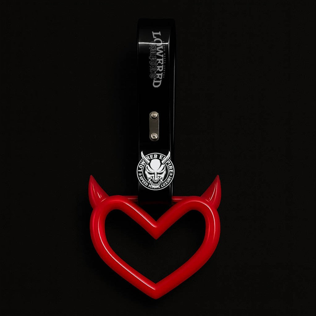 Demon Tsurikawa Handle W/ Logo Pin - RED