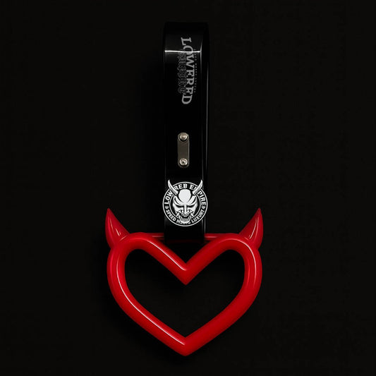 Demon Tsurikawa Handle W/ Logo Pin - RED