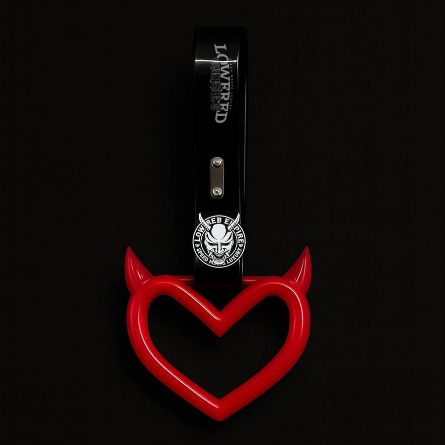 Demon Tsurikawa Handle W/ Logo Pin - RED
