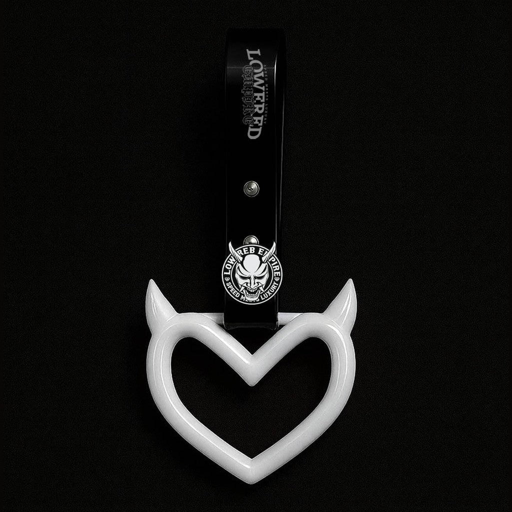 Demon Tsurikawa Handle W/ Logo Pin - WHITE