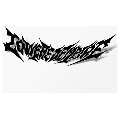 Destruction 2023 Banner - Large 24’’ / White