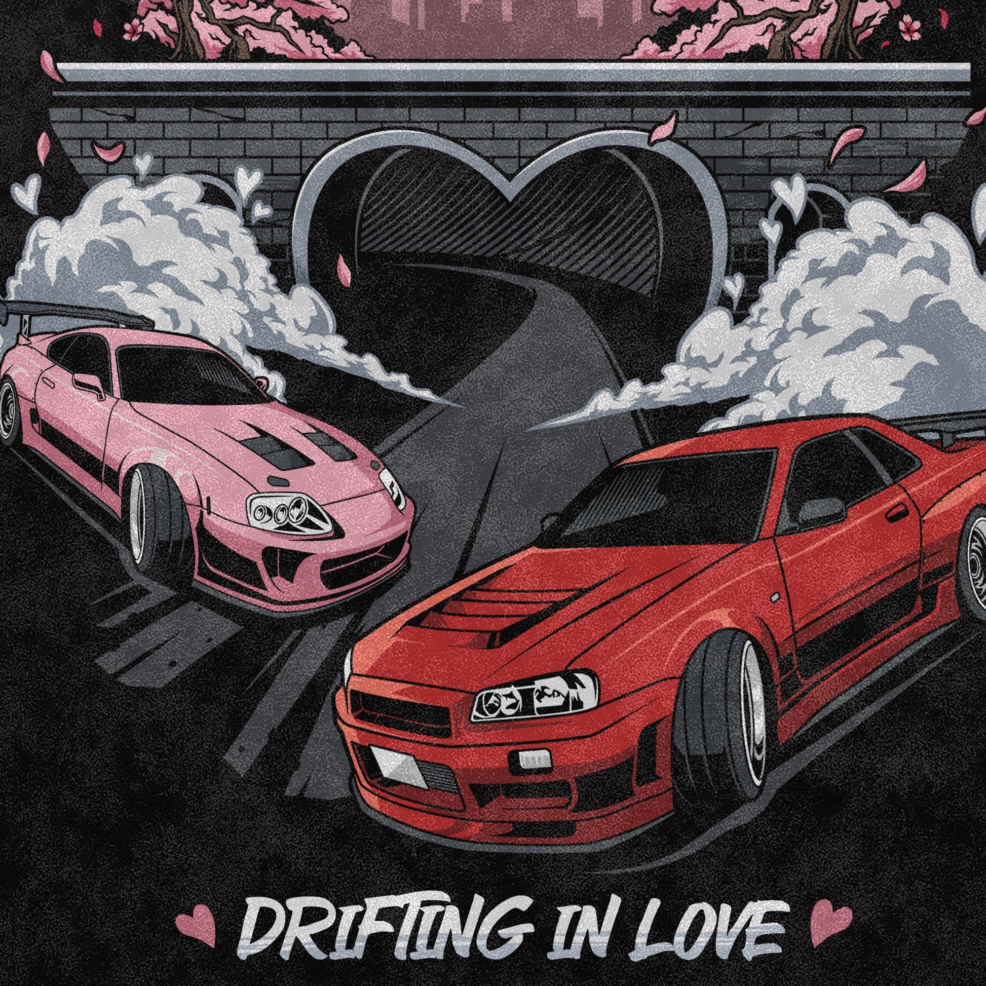 Drifting in Love With You Heavyweight Tee