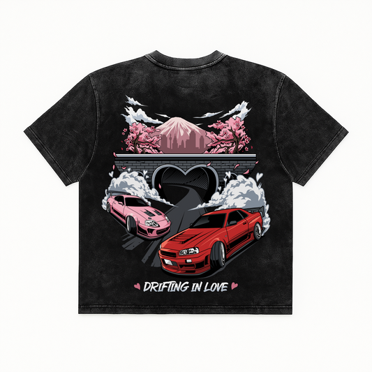 Drifting in Love With You Heavyweight Tee