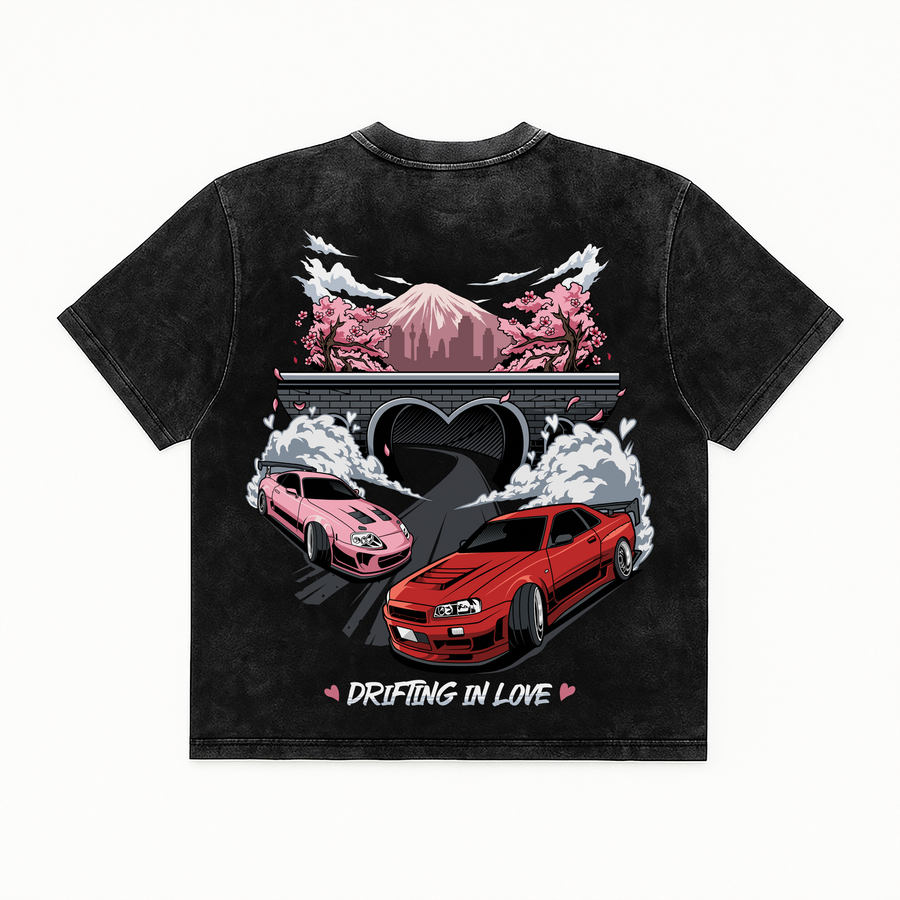Drifting in Love With You Heavyweight Tee