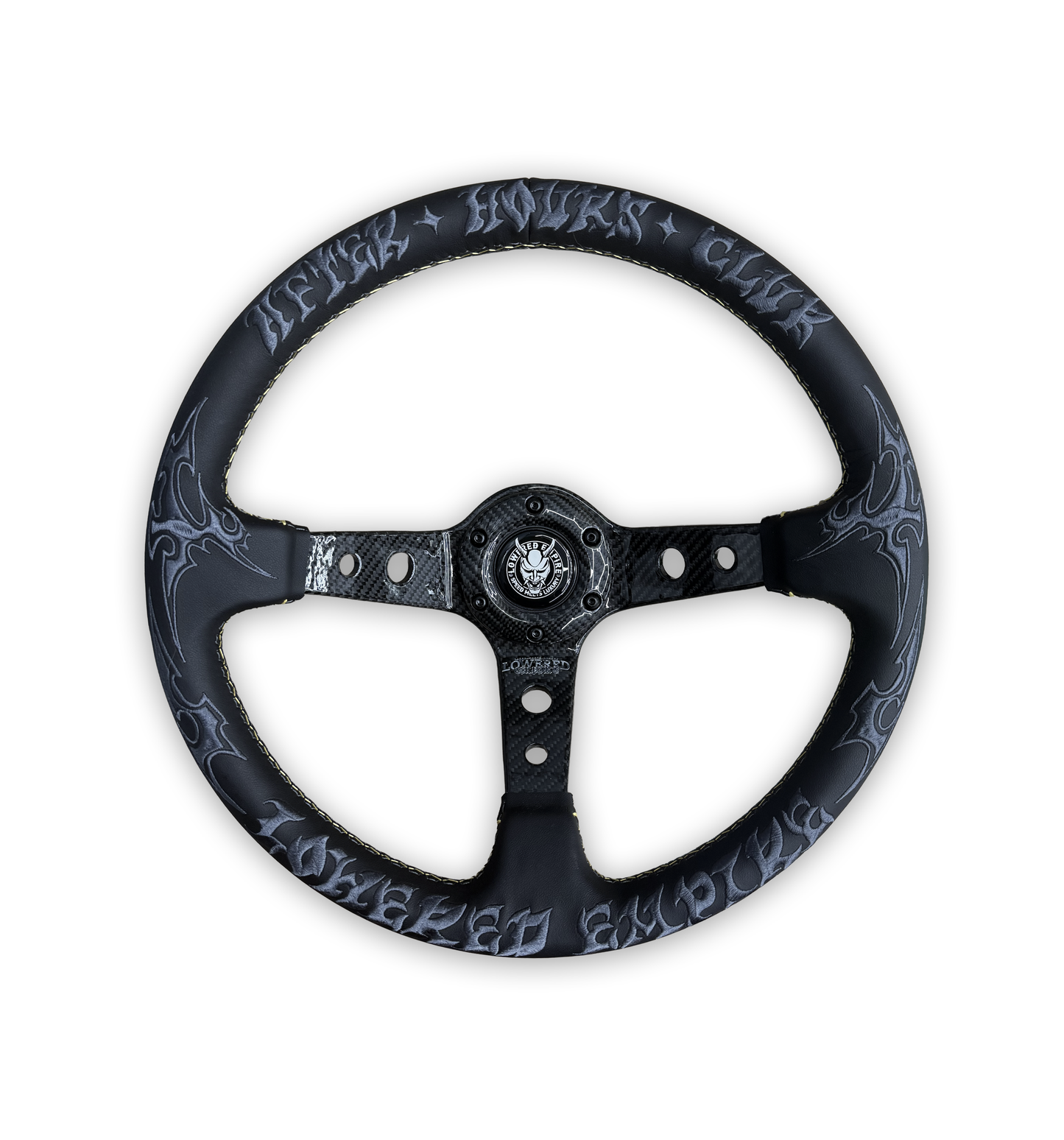 Black After Hours Club AH-1 Steering Wheel 350mm