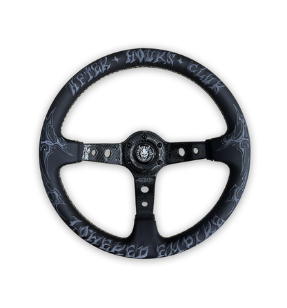 Black After Hours Club AH-1 Steering Wheel 350mm