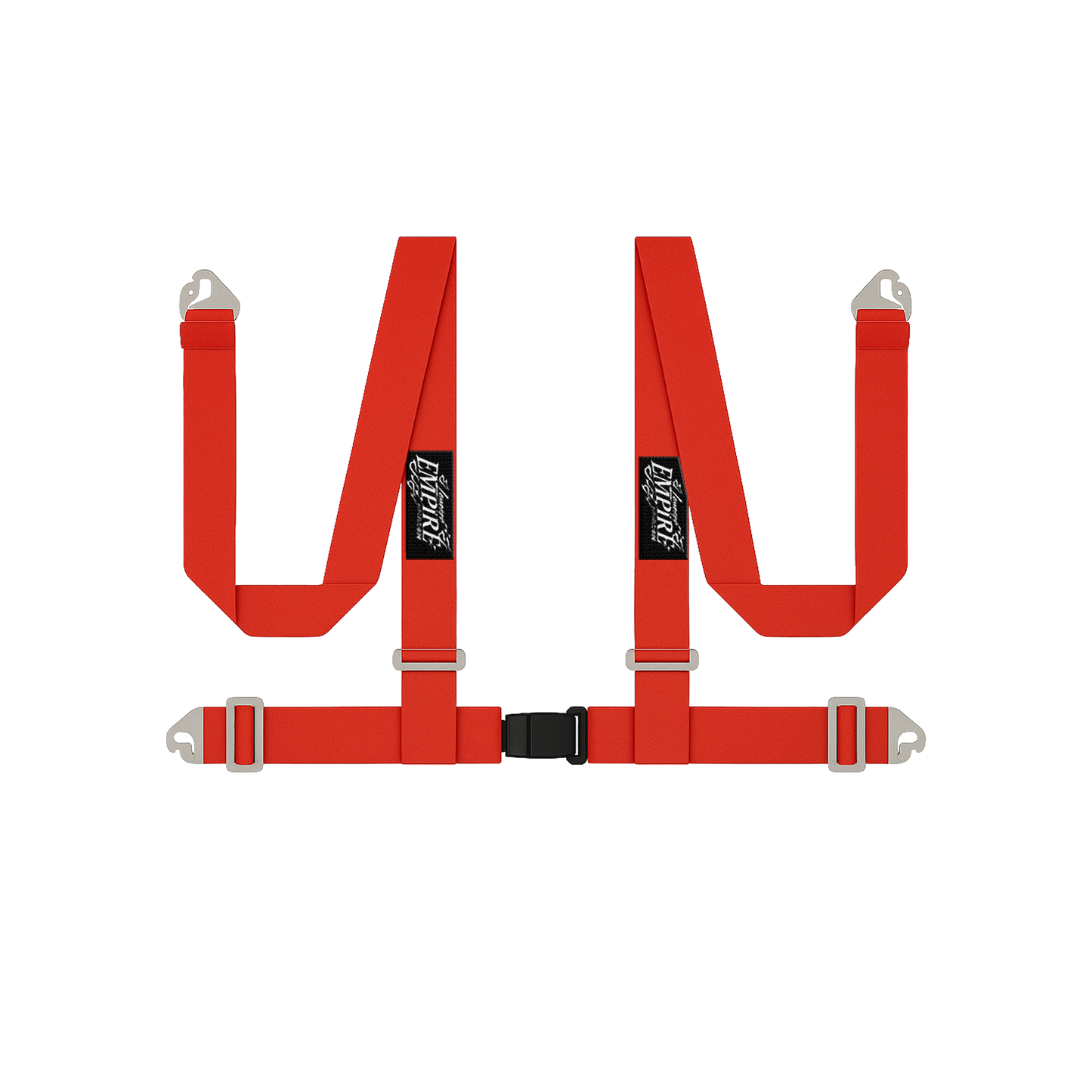 Lowered Empire Flamed Harness Belt- Red