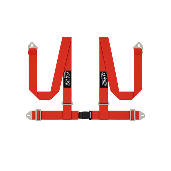 Lowered Empire Flamed Harness Belt- Red