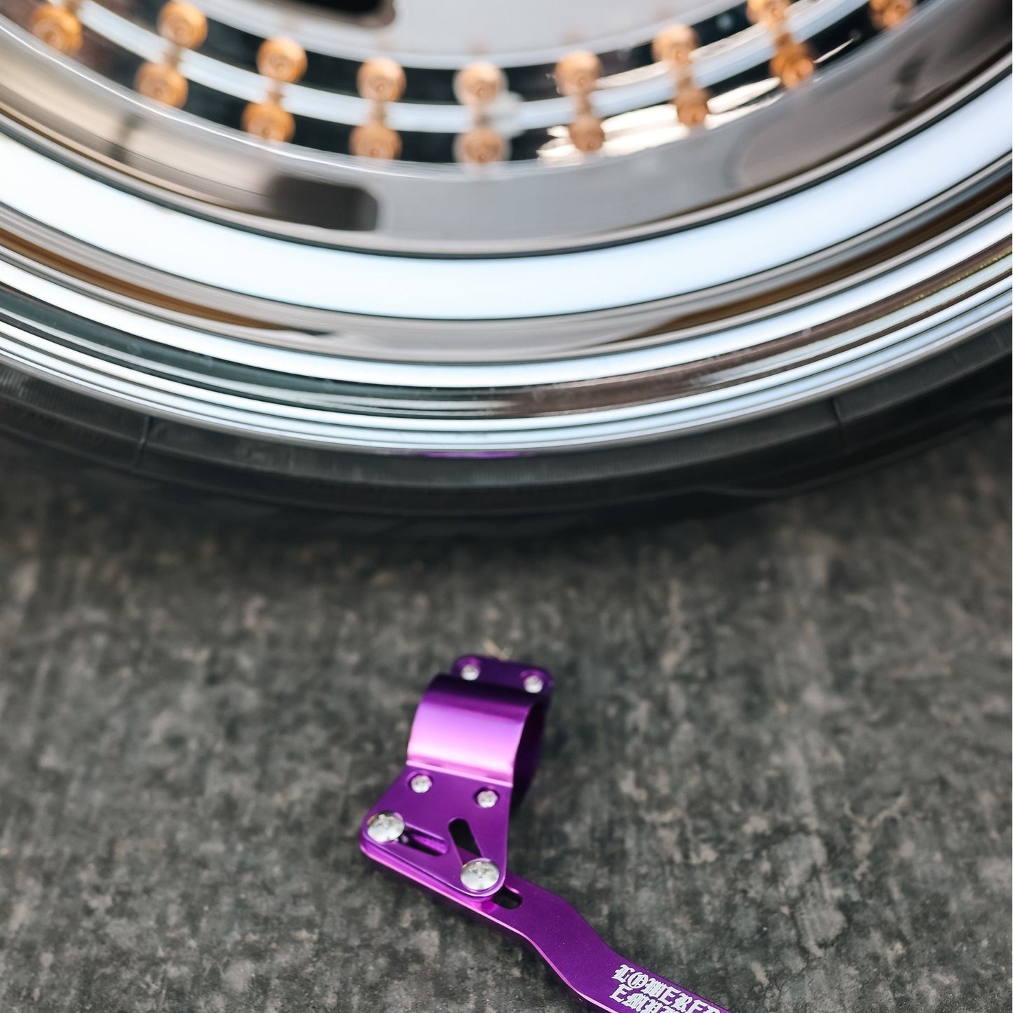 Empire Turn Signal Extension Bracket - Purple
