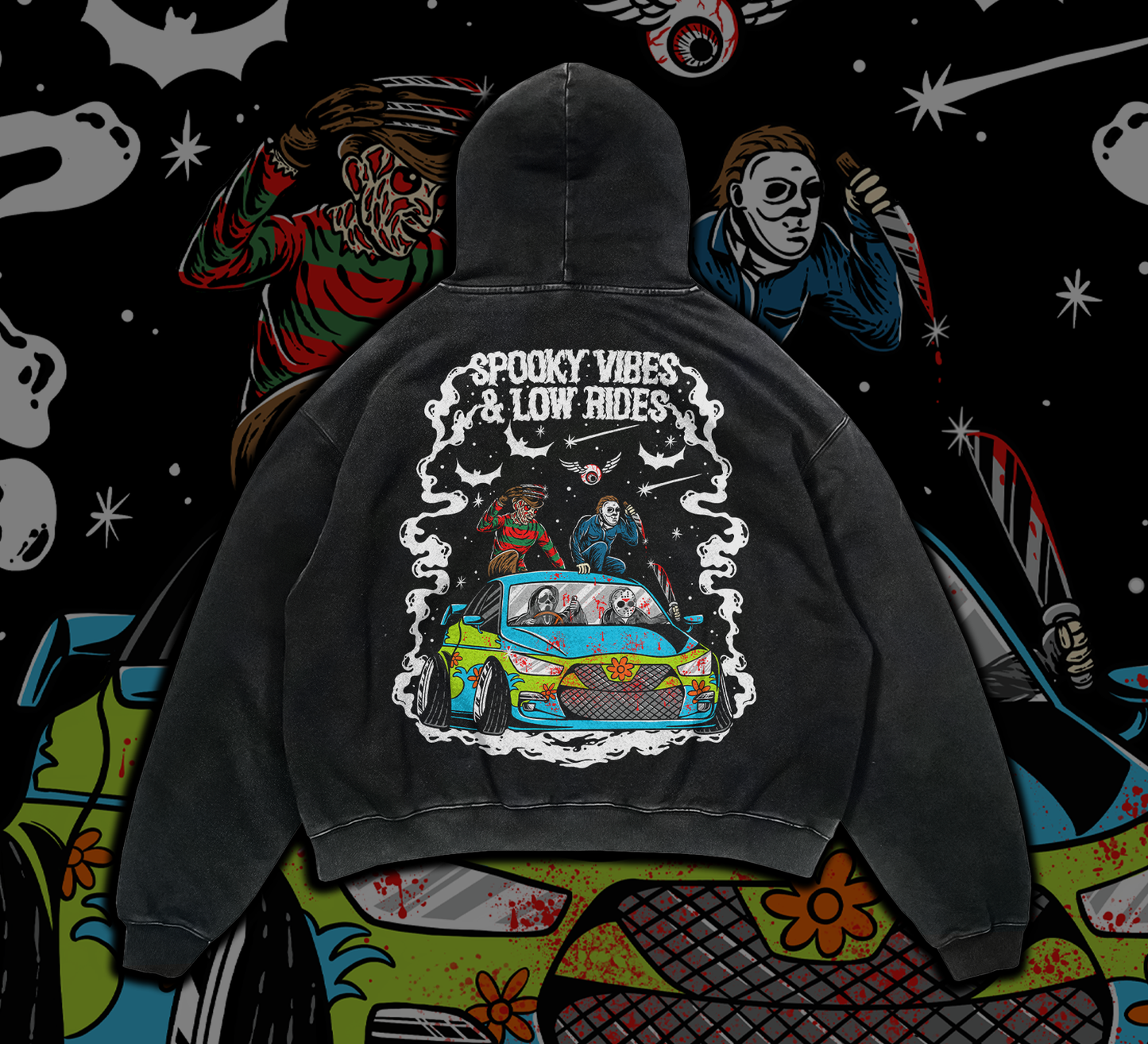 *Halloween* Spooky Hoodie Lowered Empire