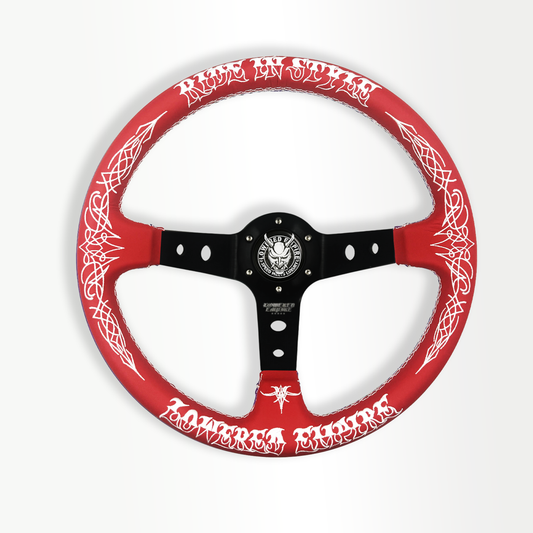 Red Ride In Style RS-2 Steering Wheel 350mm