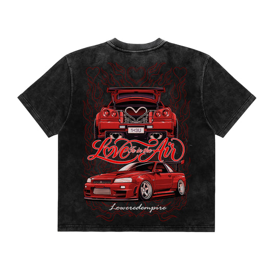 Love is In The Air Heavyweight Vintage Tee - Valentine's