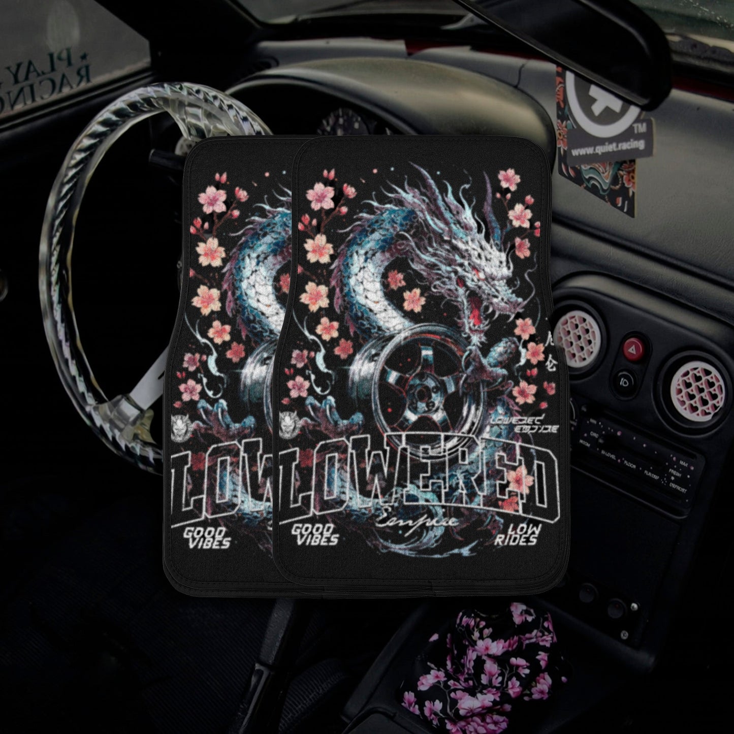 Forged By the Dragon Pair Premium Car Floor Mats