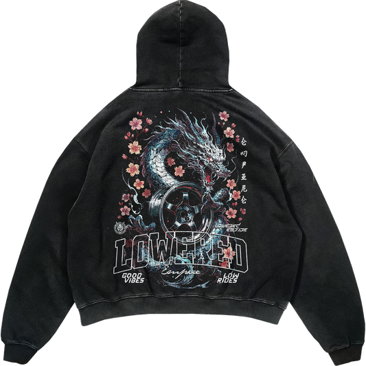Forged by the Dragon Washed Hoodie - Hoodie