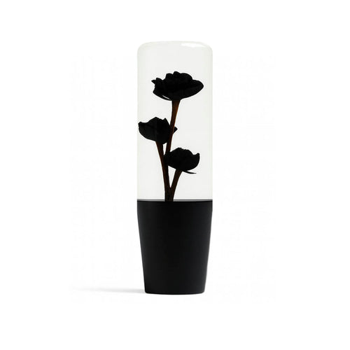 Clear Death Black Roses Flower Shift Knob | Universal Manual Car Shifter