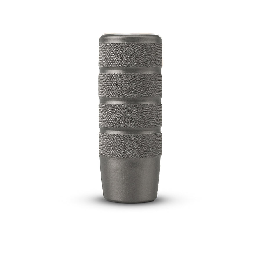 Lowered Empire Dark Silver Shift Knob – Logo Weighted Shifter
