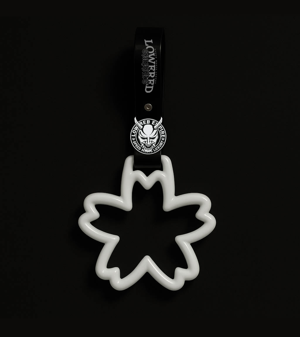 Sakura Flower Handle Tsurikawa  W/ Logo Pin