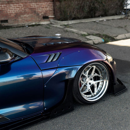 Glossy Purple To Blue Vinyl Wrap - Full Roll Only