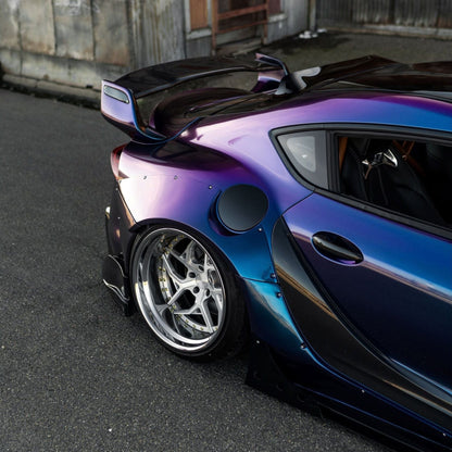 Glossy Purple To Blue Vinyl Wrap - Full Roll Only