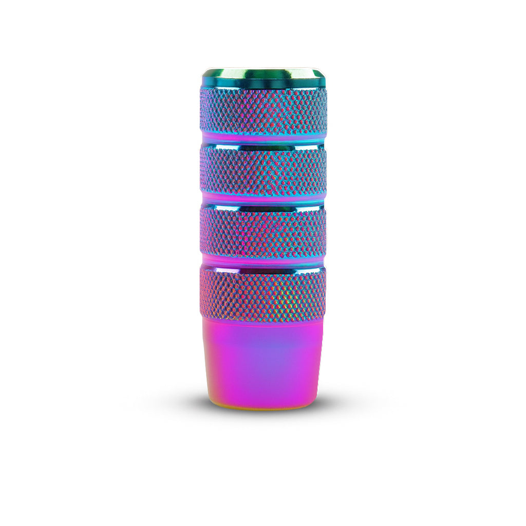 Lowered Empire Rainbow Shift Knob – Logo Weighted Shifter