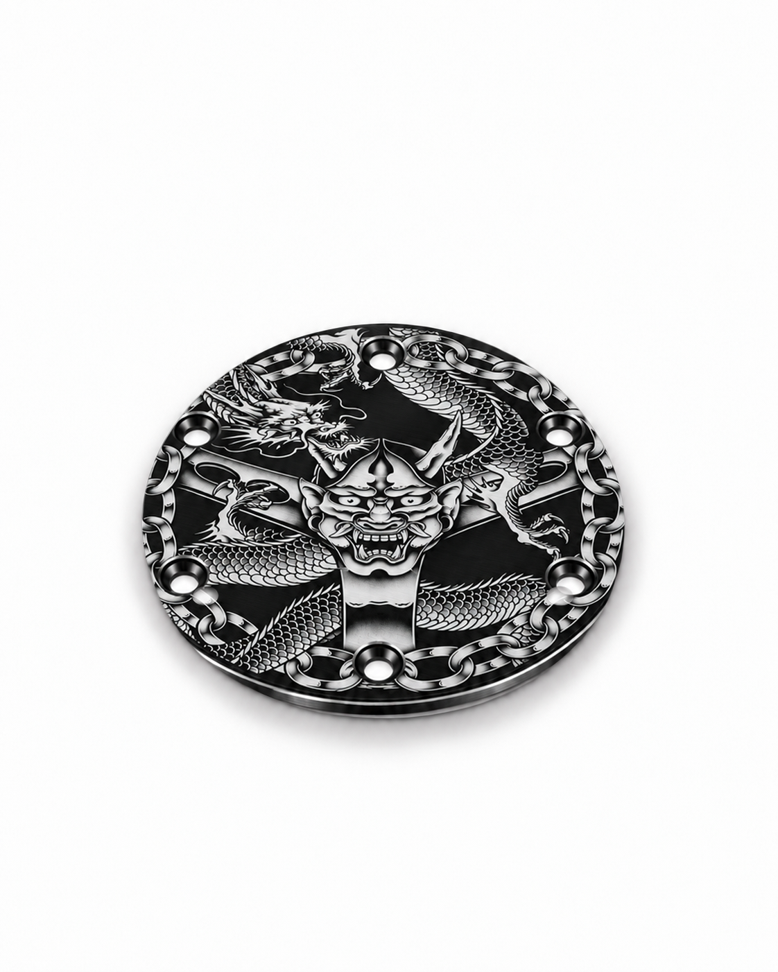Oni & Dragon Universal Etched Horn Delete Plate