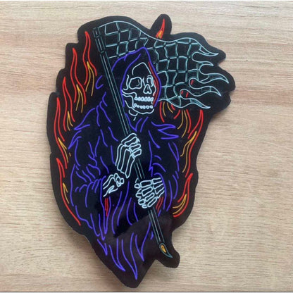 Grim Reaper LED Glow Up Sticker