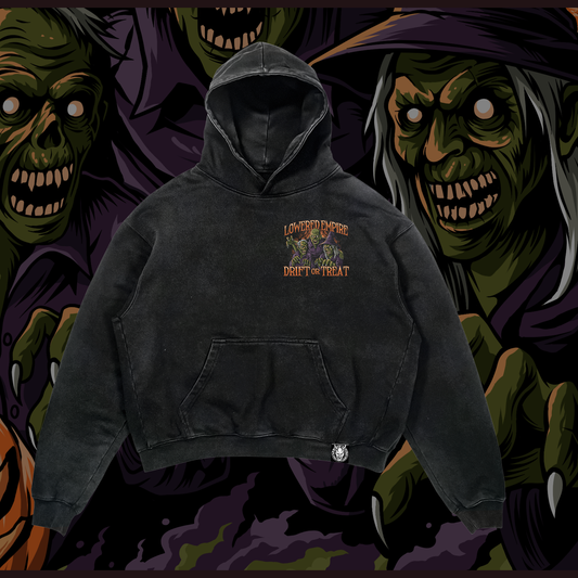 * Halloween * Drift or Treat Washed Premium Hoodie