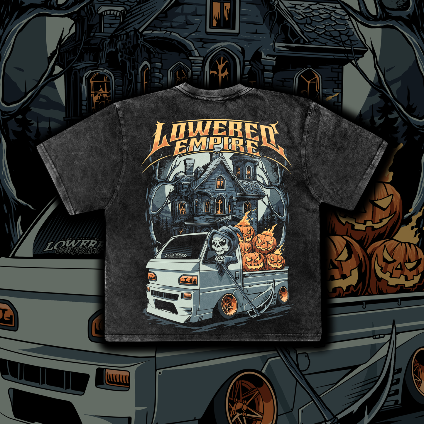 * Halloween * Eternal Drift Washed Premium Tee - Shirts