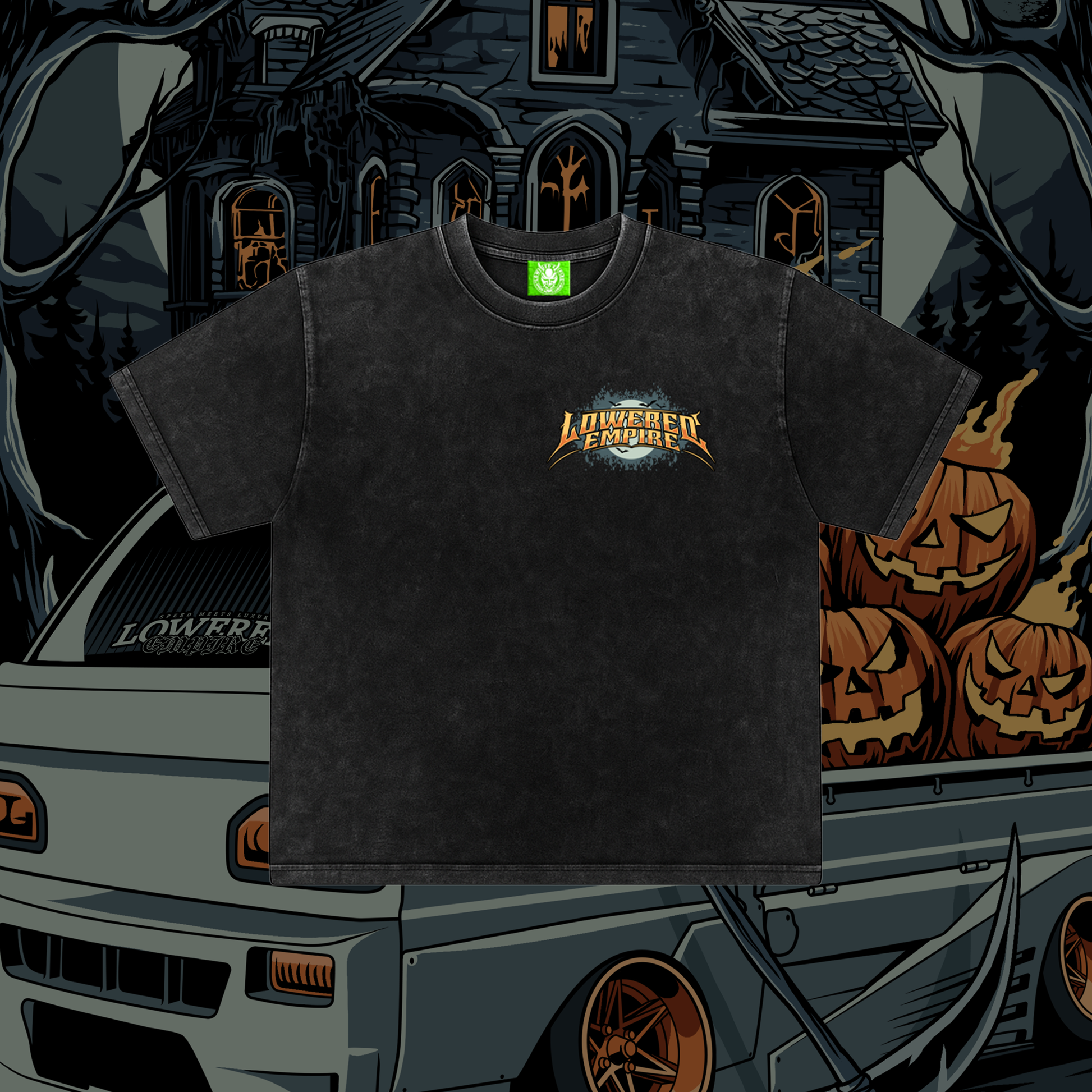 * Halloween * Eternal Drift Washed Premium Tee - Shirts