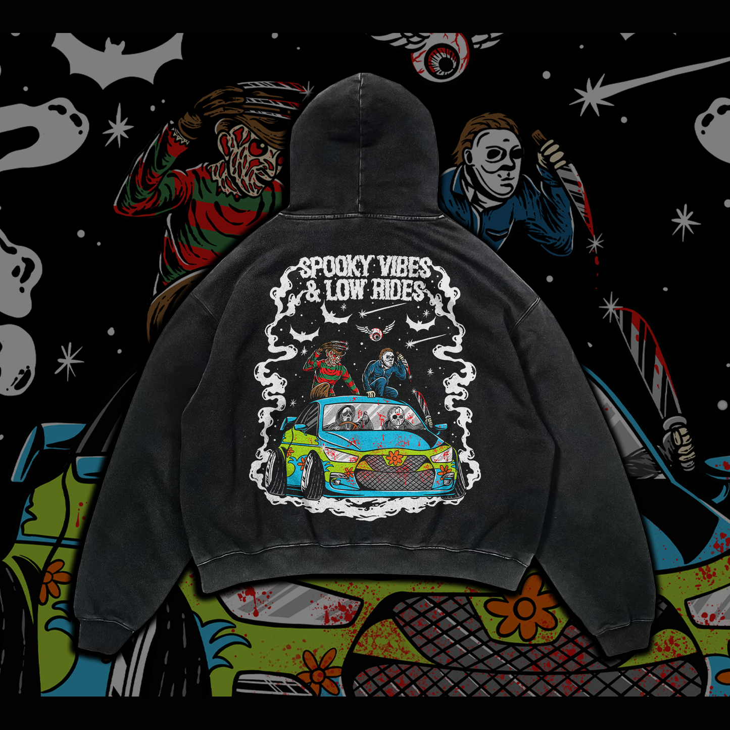 *Halloween* Spooky Hoodie Lowered Empire