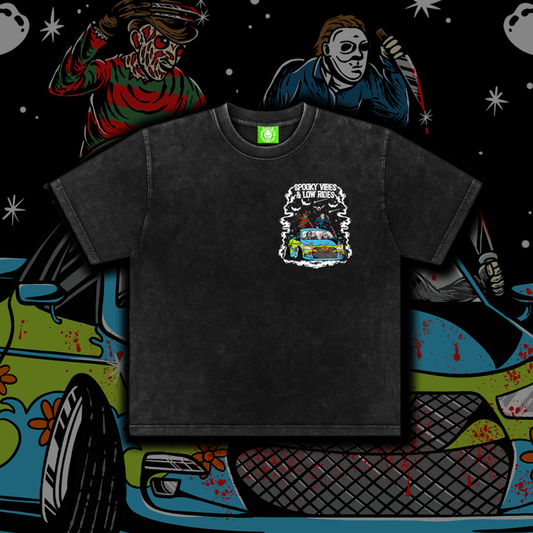*Halloween* Spooky Vibes And Low Rides Tee - Shirts