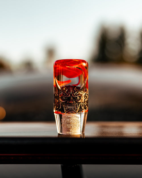 Red Hannya Ink Shift Knob