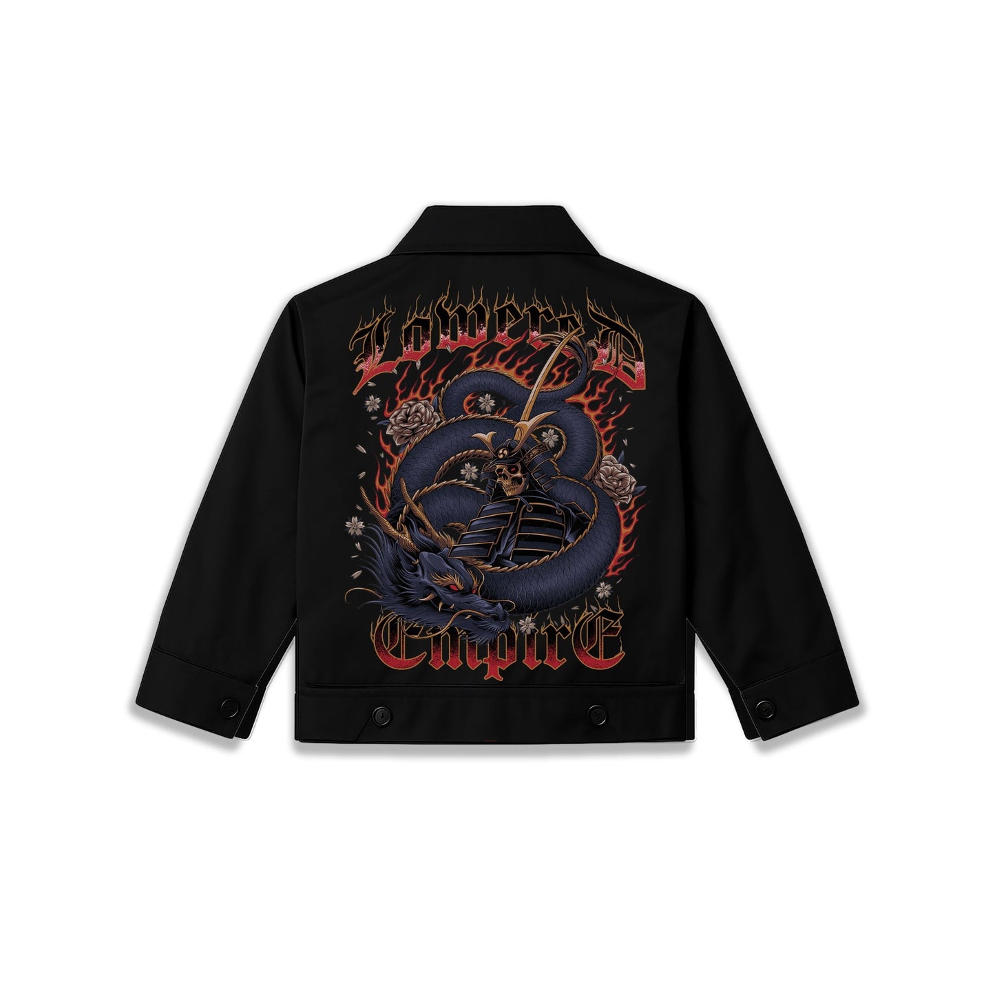 Honor and Fire: Samurai and Dragon Jacket