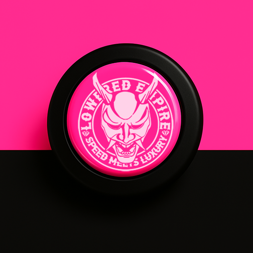 Horn Button - Pink