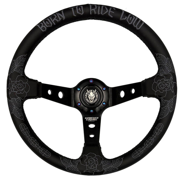 Limited Black Killer Roses 330mm Steering Wheel