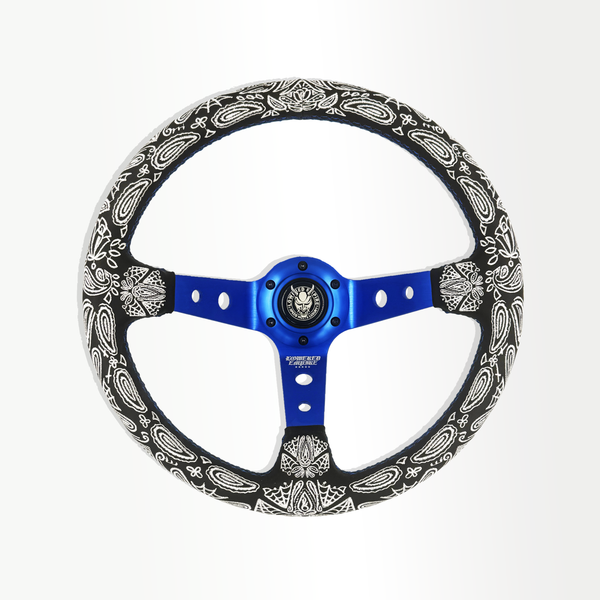Blue Paisley BP-1 Steering Wheel 350mm