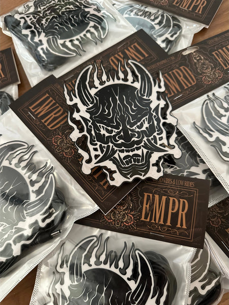 Glow panel Hannya Sticker