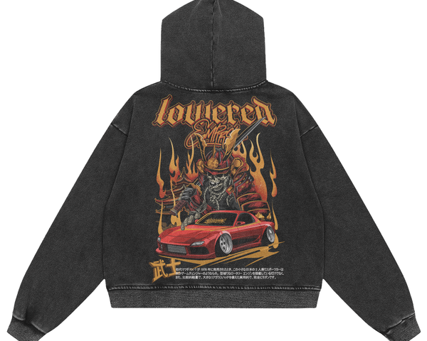 The RX7 Reaper Acid Wash Premium Hoodie