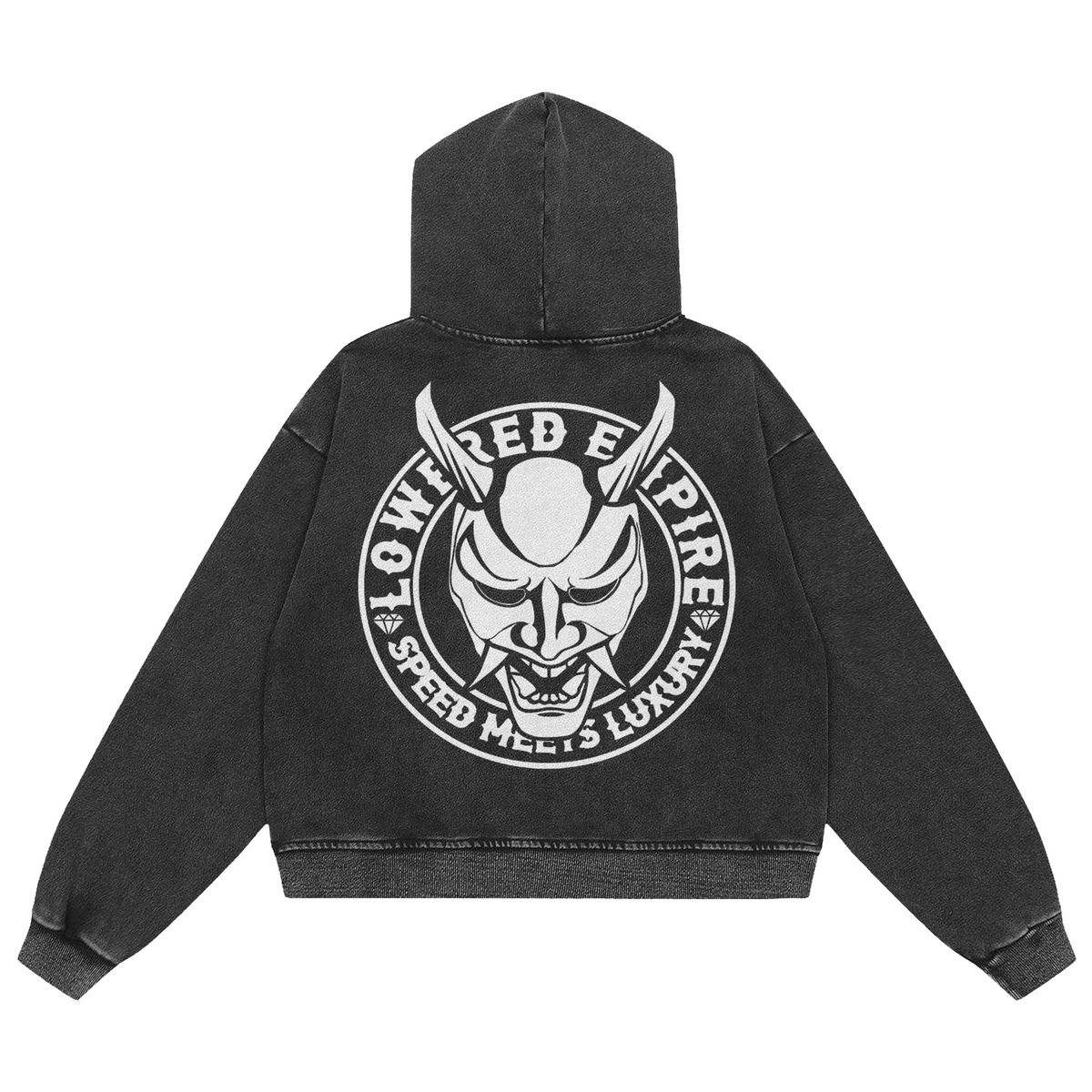 Lowered Empire Acid Wash OG Logo Hoodie