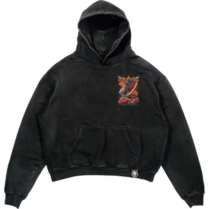 Katana Drift Vintage Hoodie - Hoodie