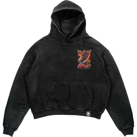 Katana Drift Vintage Hoodie - Hoodie