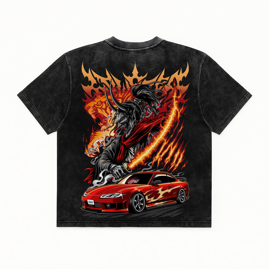 Katana Drift Vintage Wash Midweight Tee - Shirts & Tops