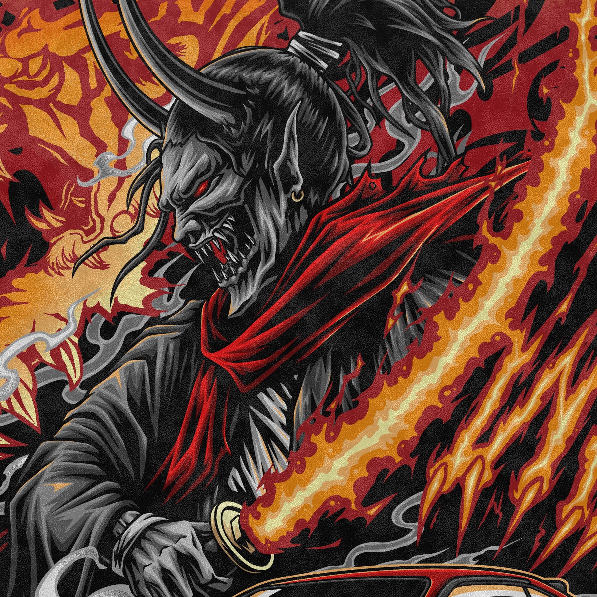 Katana Drift Vintage Wash Midweight Tee - Shirts & Tops