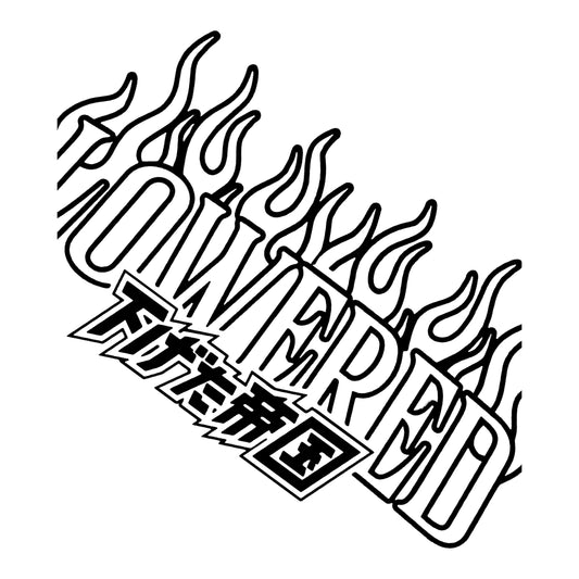 Lowered Empire Flames Banner 22"x10